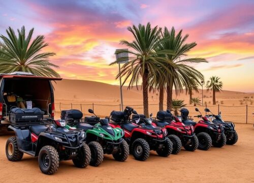 Quad Biking Tour Pickup near Discovery Gardens Dubai