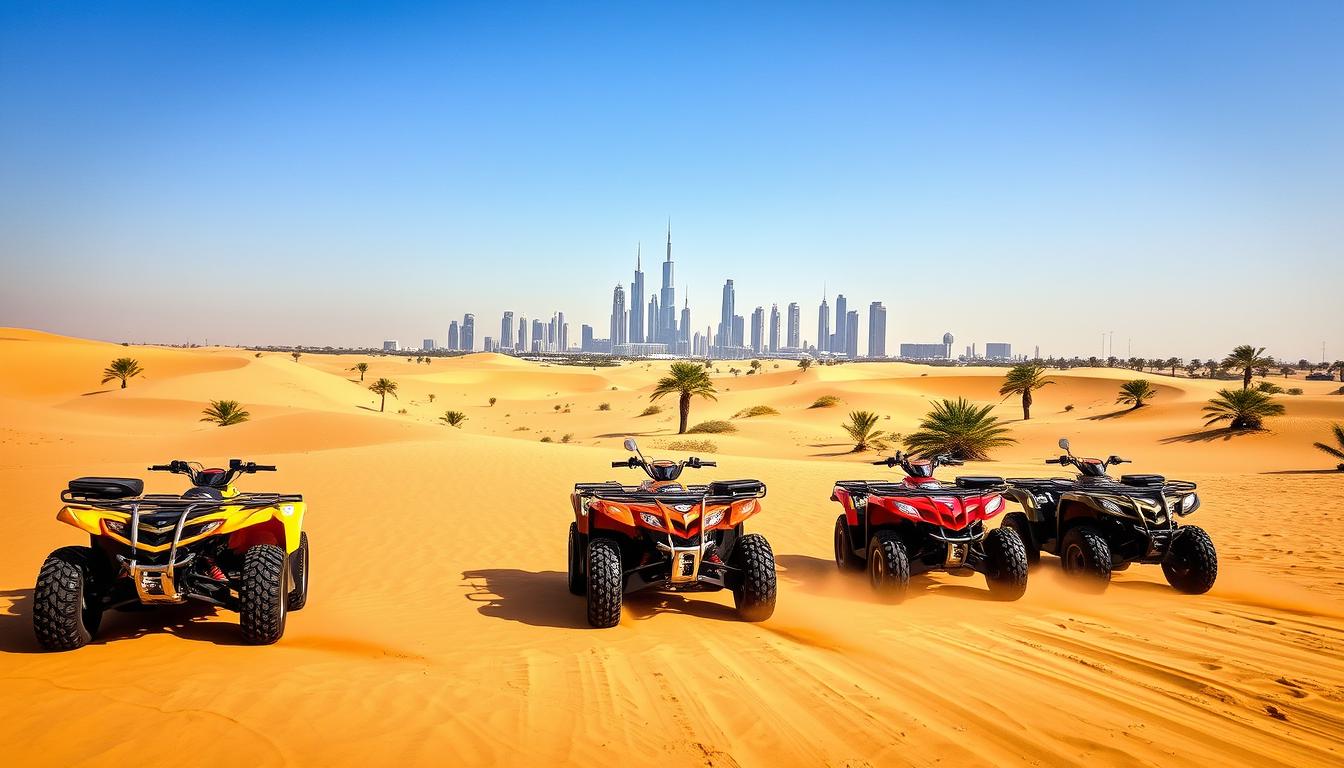 Quad biking tour pickup near Dubai Investment Park