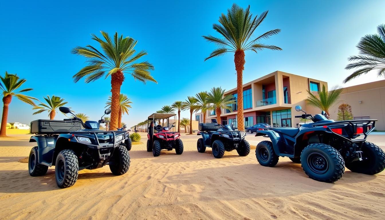 Quad biking tour pickup near Dubai Silicon Oasis