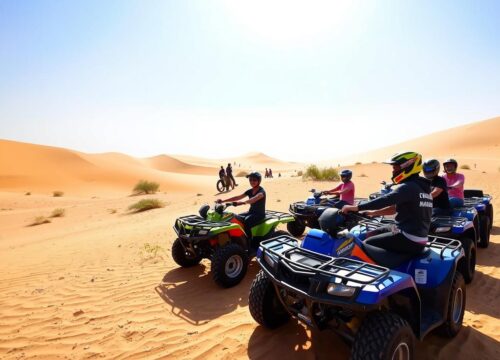 Discover Dubai’s Desert Dunes by Quad Bike: Pickup Near Jebel Ali