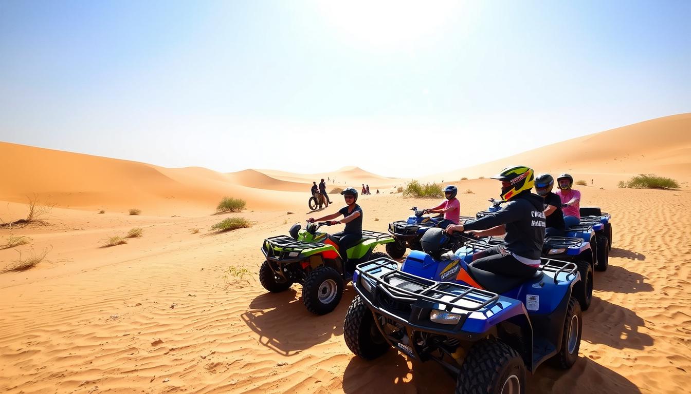 Quad biking tour pickup near Jebel Ali Dubai