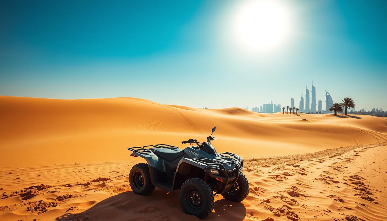 Quad biking tour pickup near Jumeirah Dubai