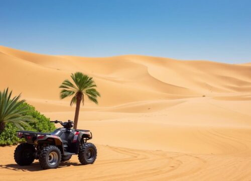 Escape to the Dunes: Quad Biking Tour Pickup at The Meadows Dubai