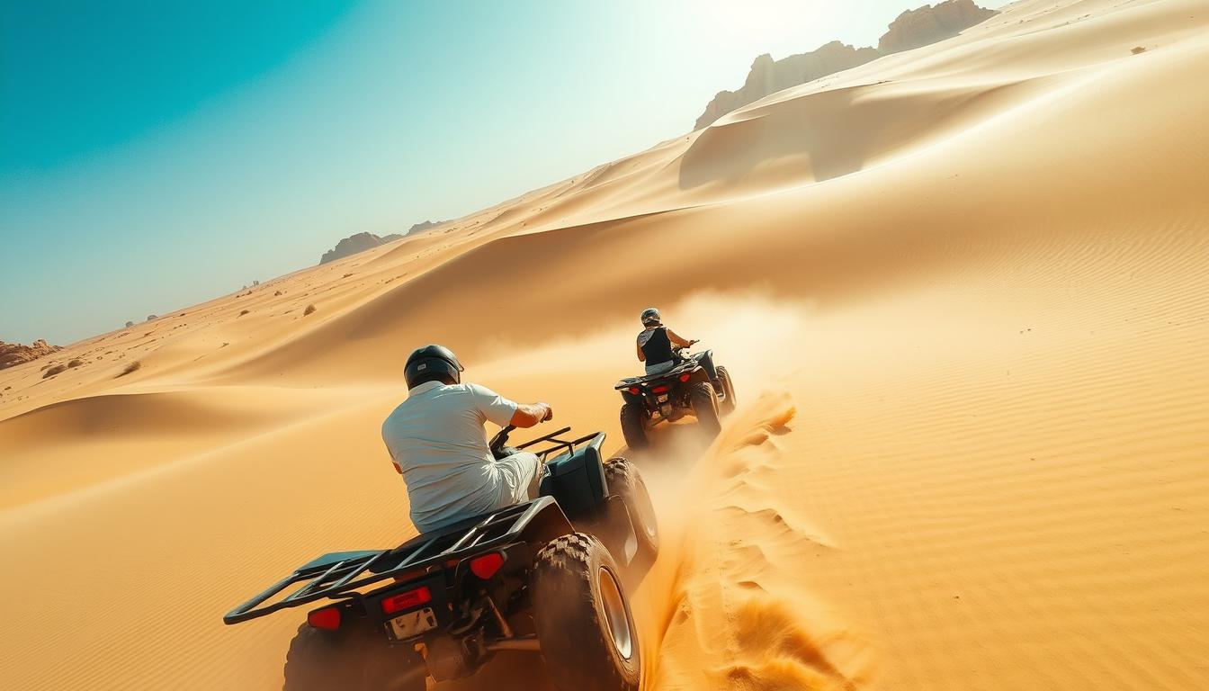 Quad biking tour pickup near The Springs Dubai