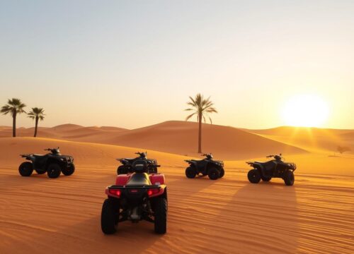 Discover Desert Thrills with Our Quad Biking Tour near Umm Suqeim