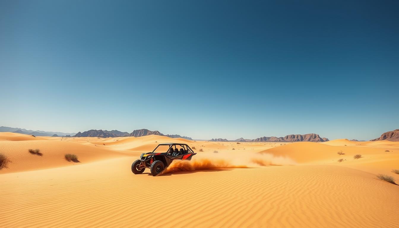 une buggy tour pickup near Downtown Dubai