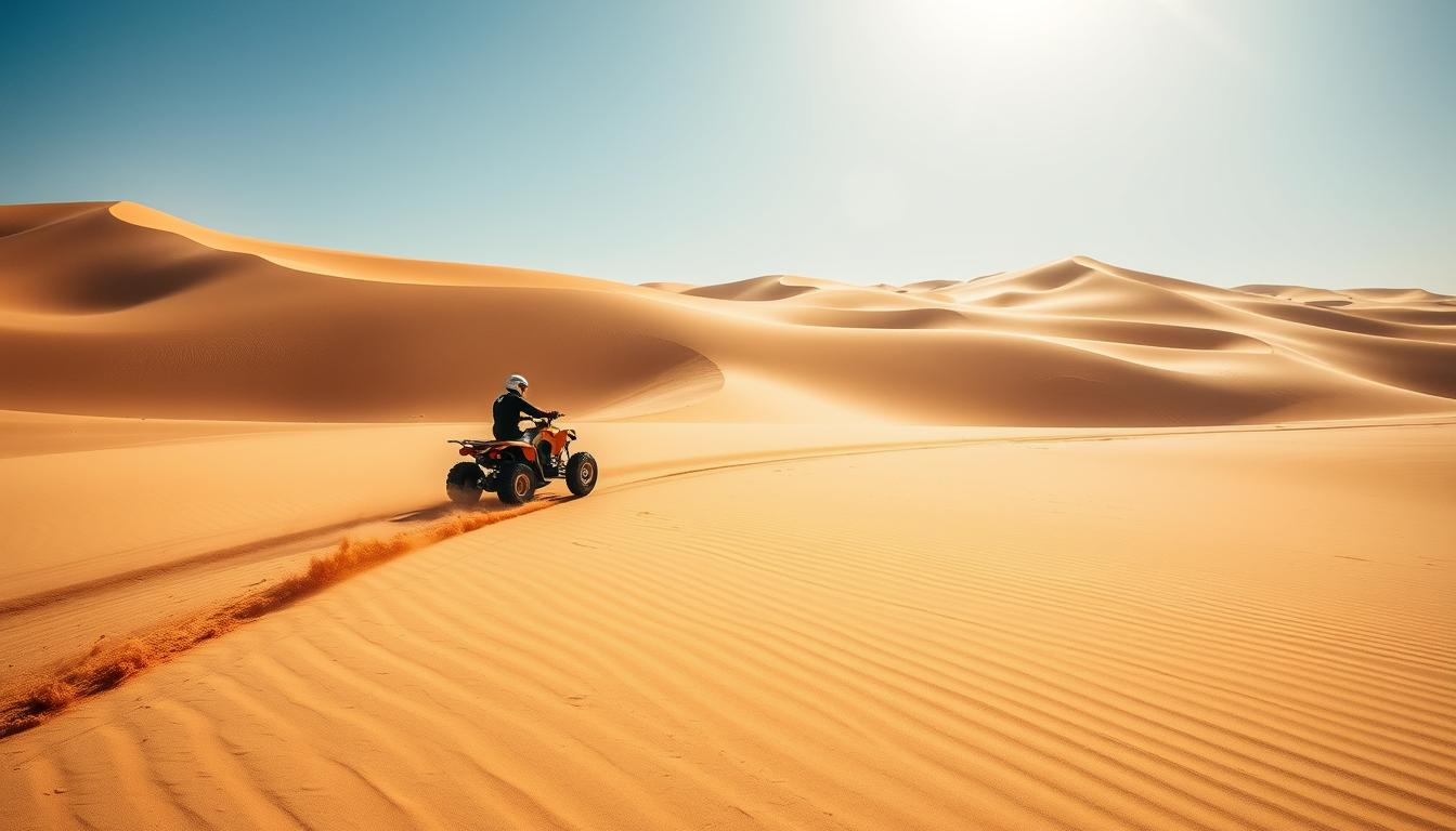 Exploring Dubai’s Golden Sands on a Quad Bike