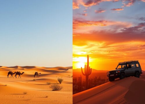 Desert Safari Showdown: Morning vs. Evening