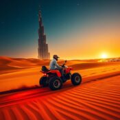 The Thrill of Night Quad Biking in Dubai