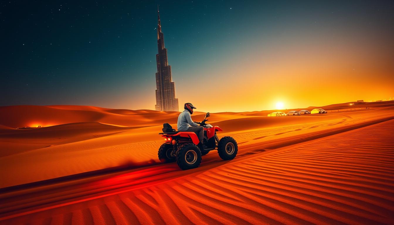 The Thrill of Night Quad Biking in Dubai