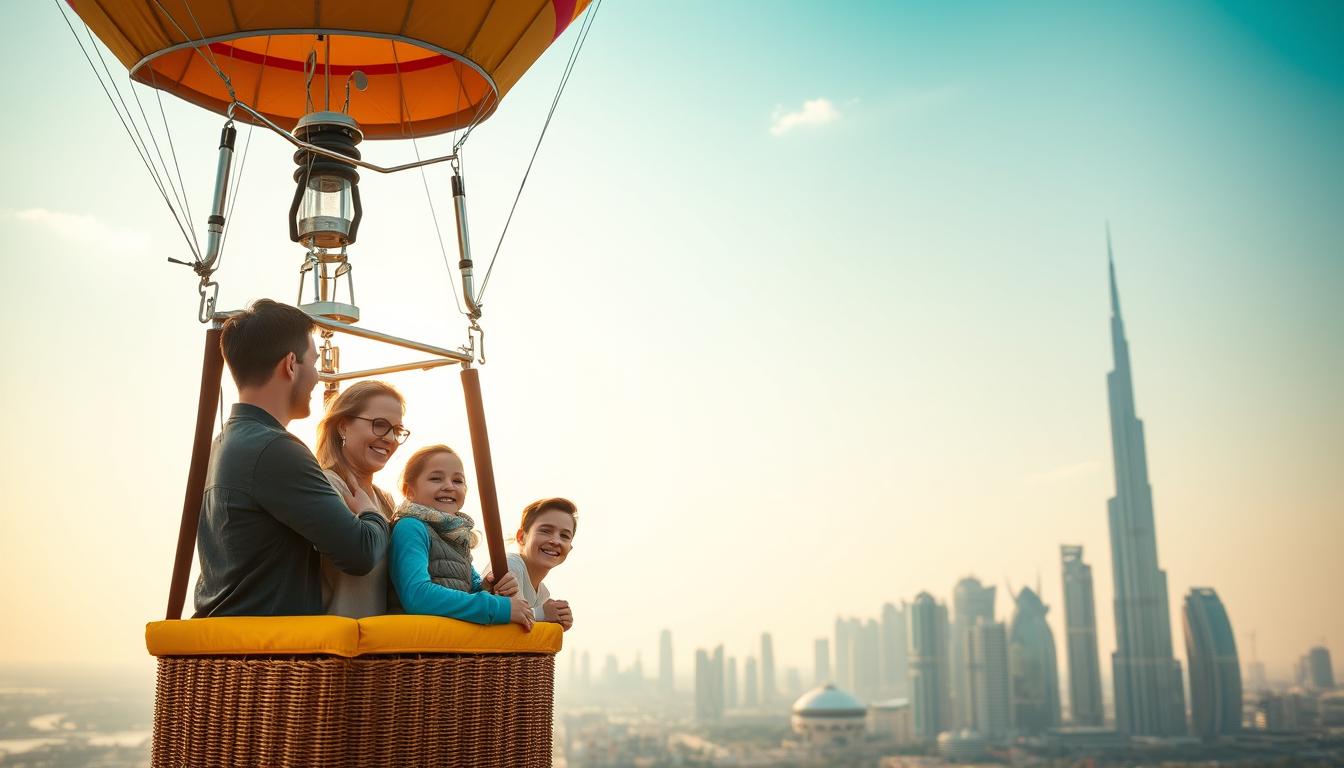 Are kids allowed in hot air balloon Dubai?