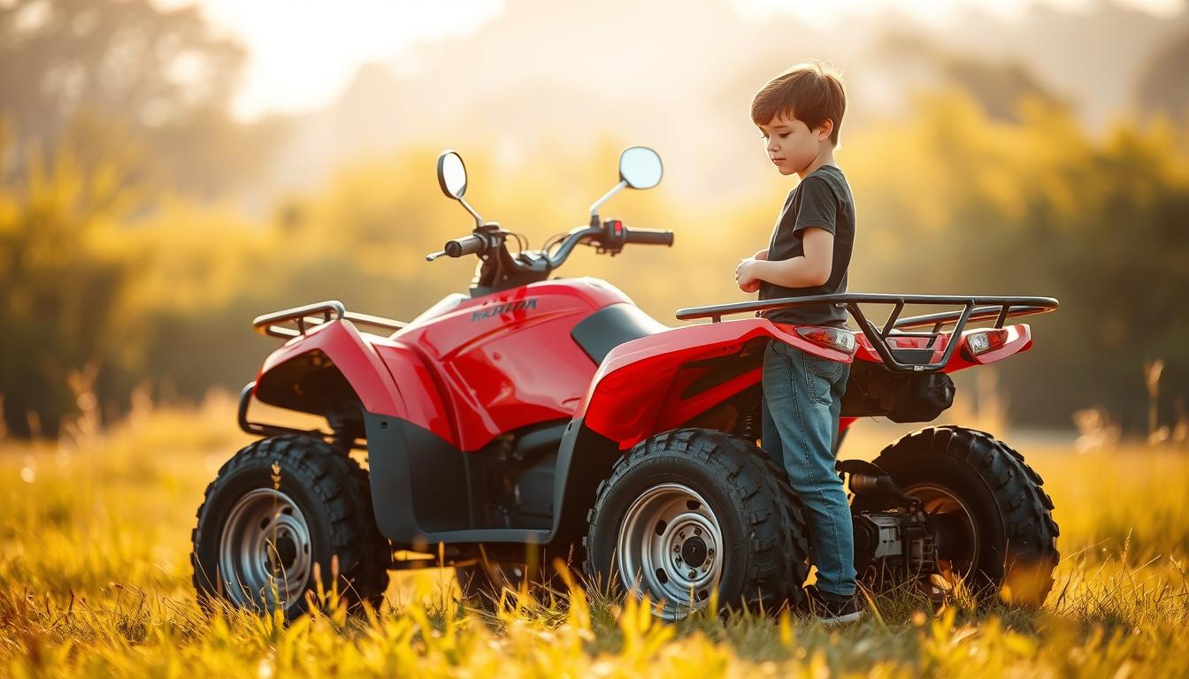 Can a 13 year old drive a quad bike?