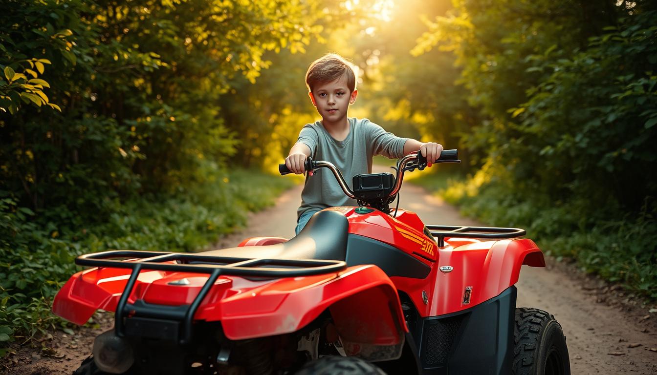 Can a 13 year old ride a quad bike?