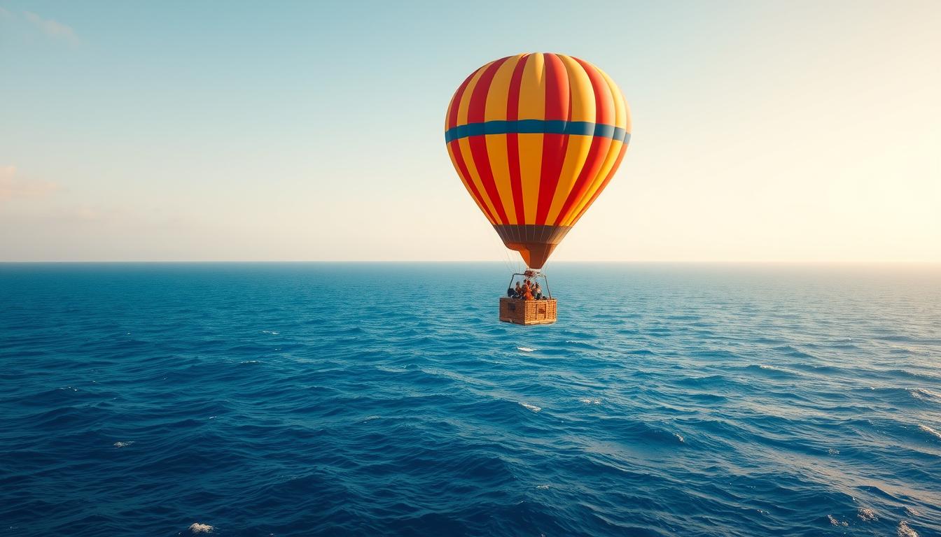 Can you cross the ocean in a hot air balloon?
