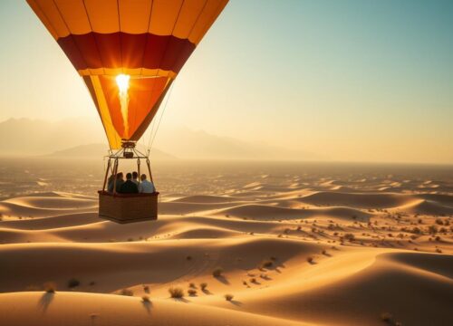 Can you sit on top of a hot air balloon?