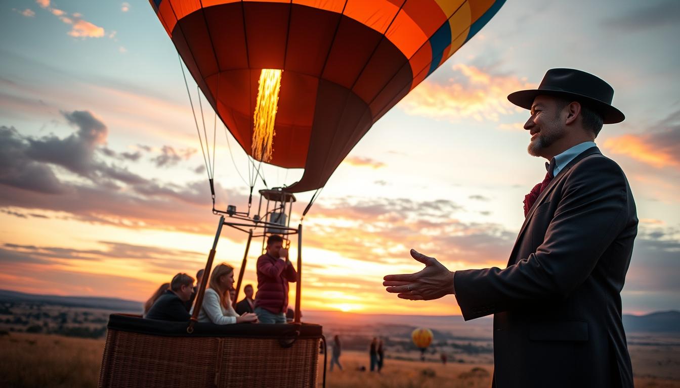 Do I tip for a hot air balloon ride?