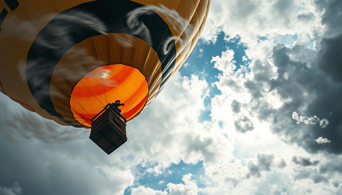 Do you feel turbulence in a hot air balloon?