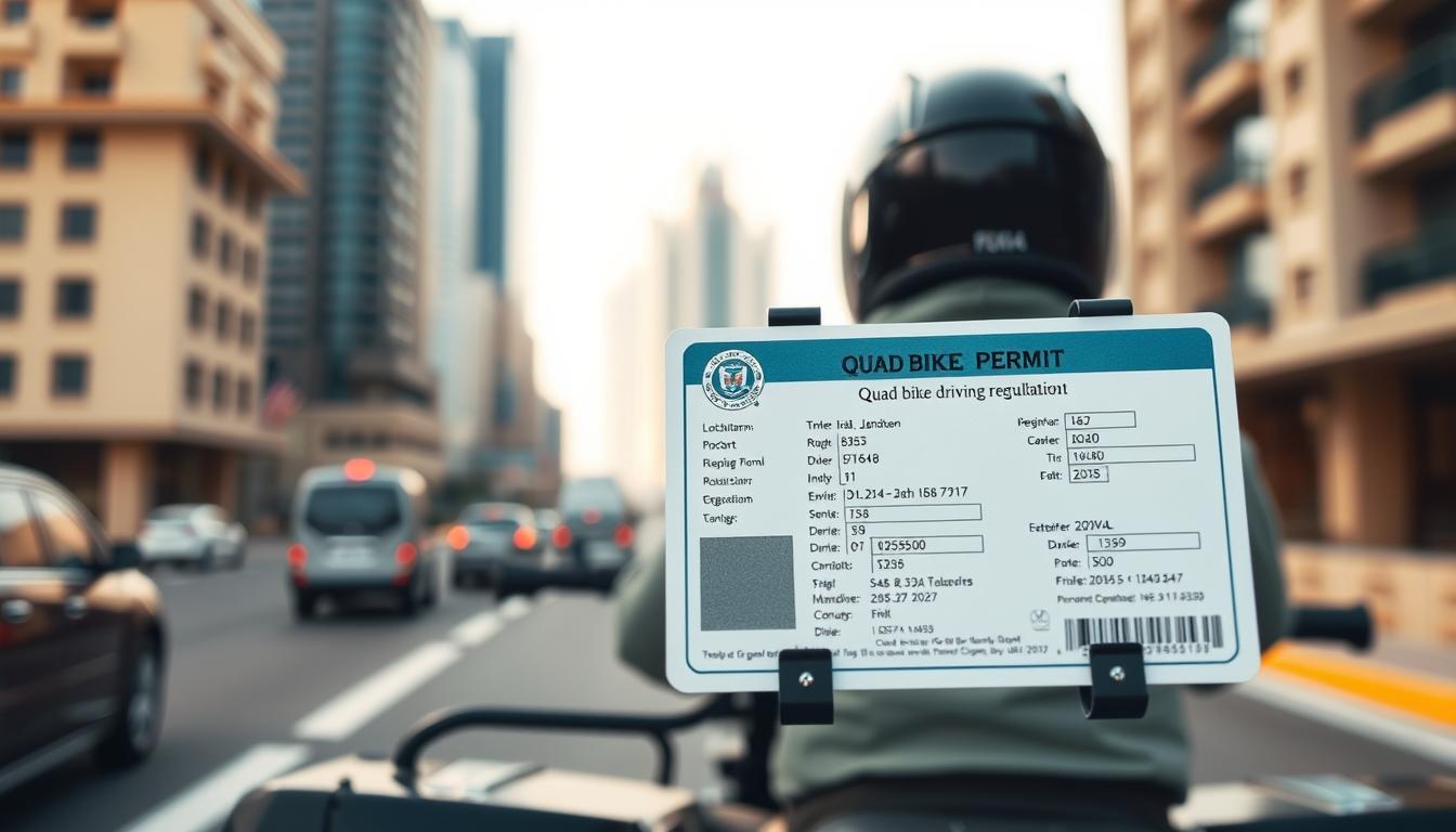 Do you need a license to drive a quad bike in Dubai?