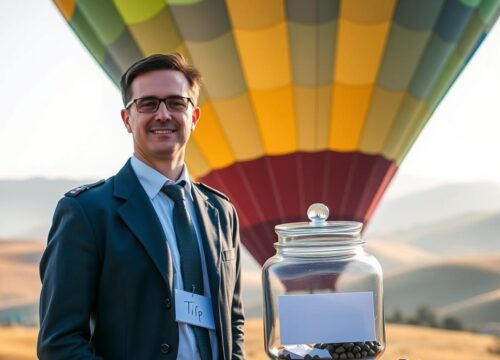 Do you tip a hot air balloon pilot?