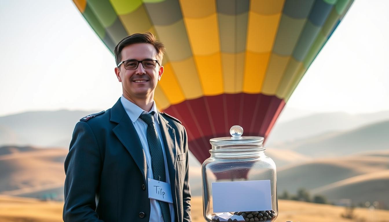 Do you tip a hot air balloon pilot?