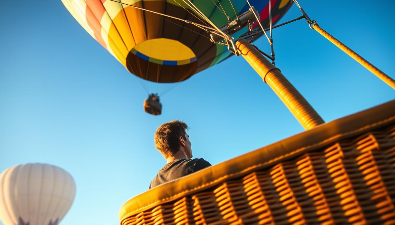 Do you wear a parachute in a hot air balloon?