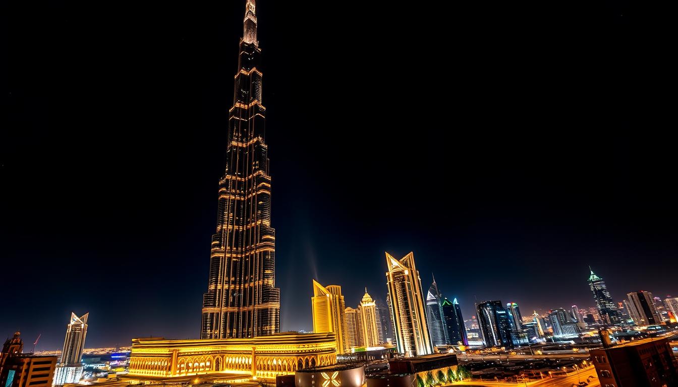 Does the Burj Khalifa light up every night?