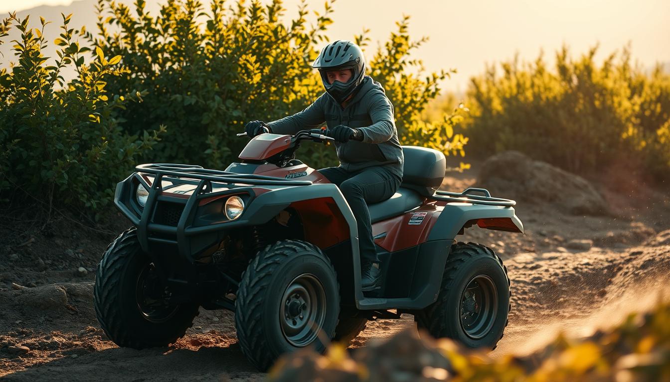 How do you stay safe on a quad bike?