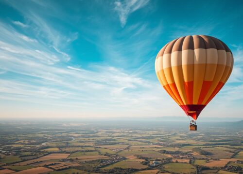 How far up can you go in a hot air balloon?