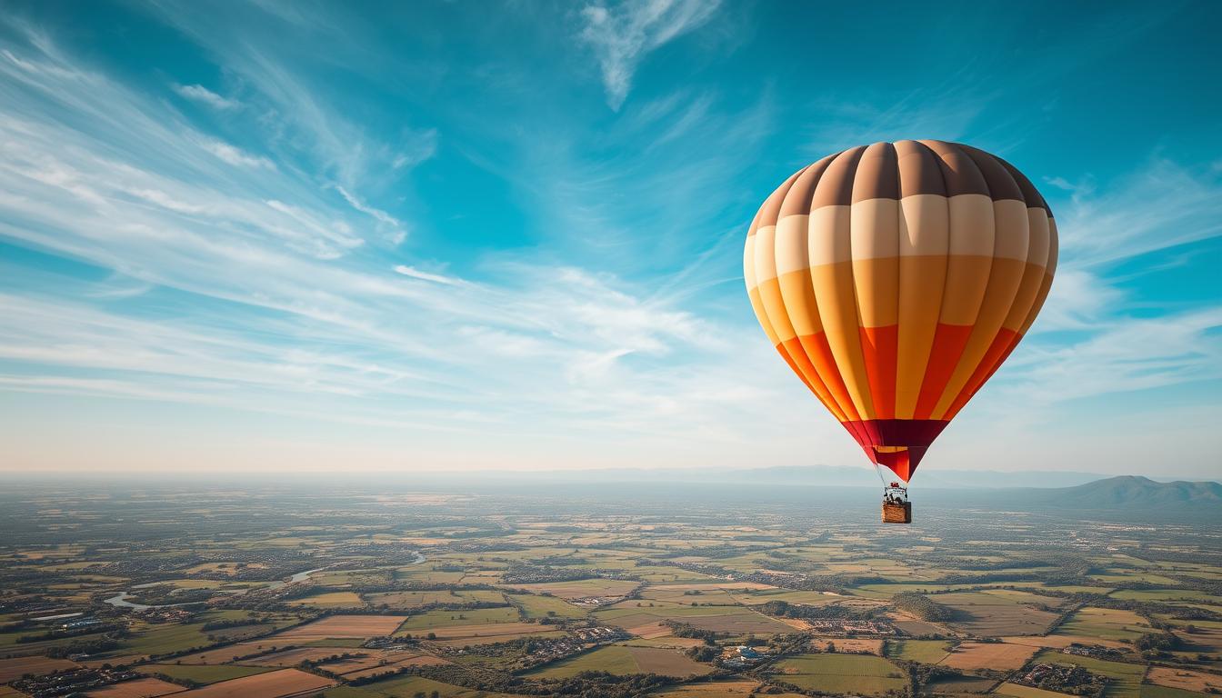 How far up can you go in a hot air balloon?