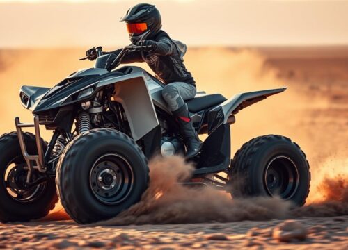 How fast can a 450cc quad bike go?