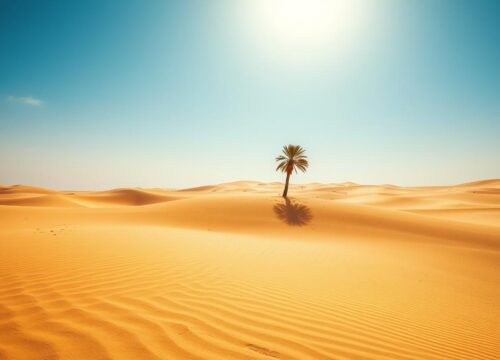 How hot is Dubai desert?