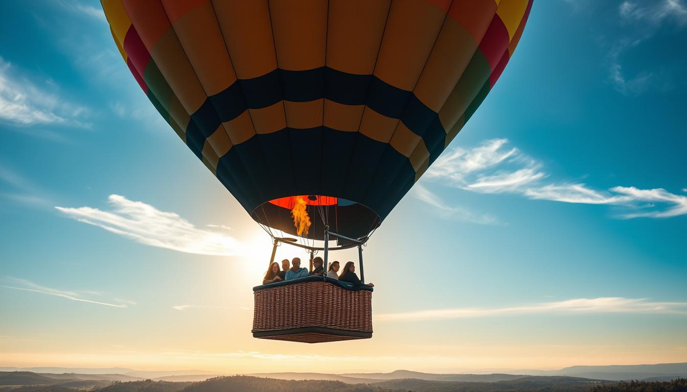 How long can you stay in a hot air balloon?
