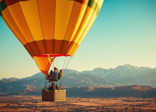 How long do you stay up in a hot air balloon?