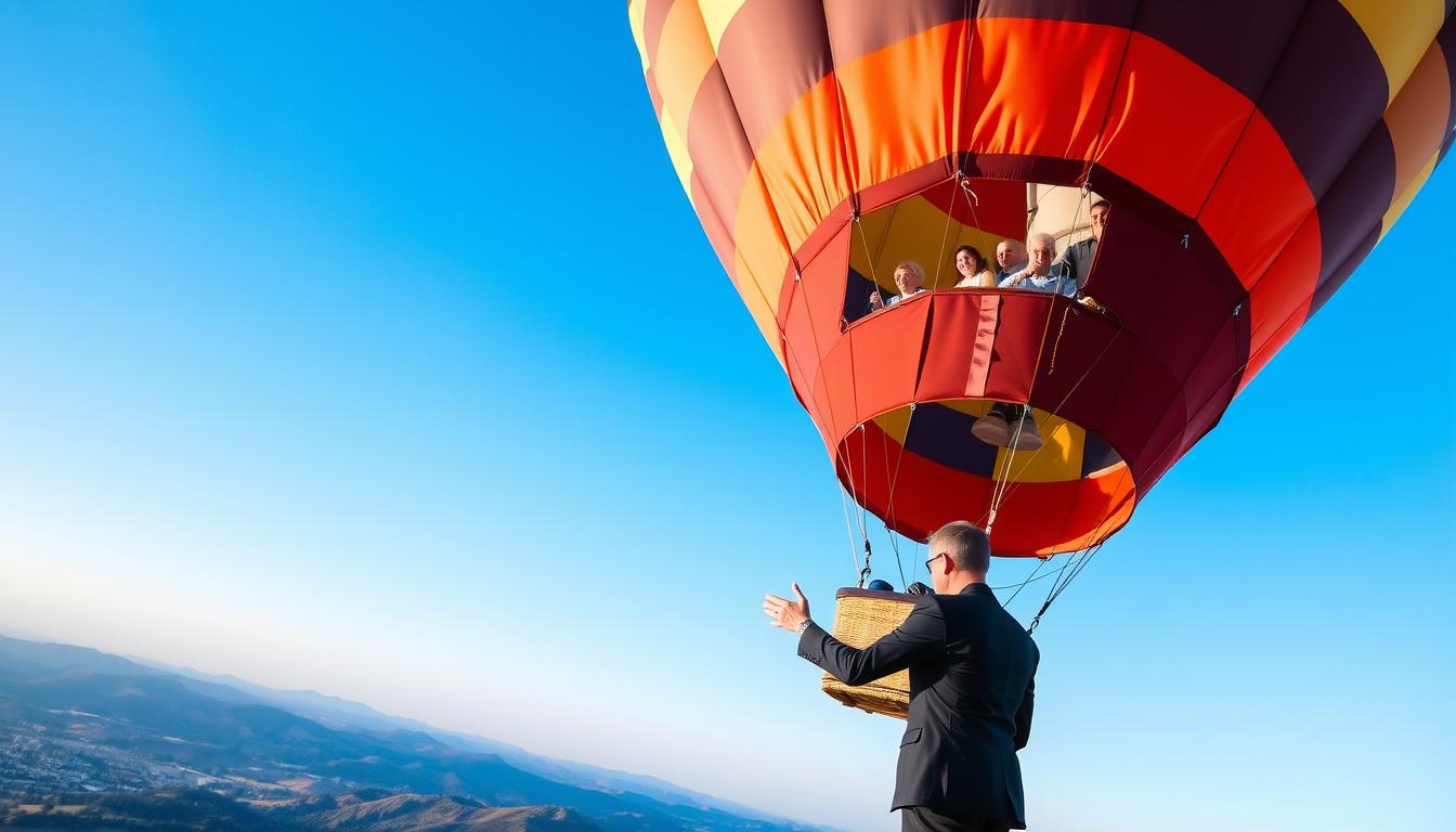 How much do you tip for a hot air balloon ride?