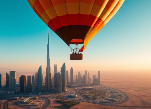 How much does it cost to fly in a hot air balloon in Dubai?