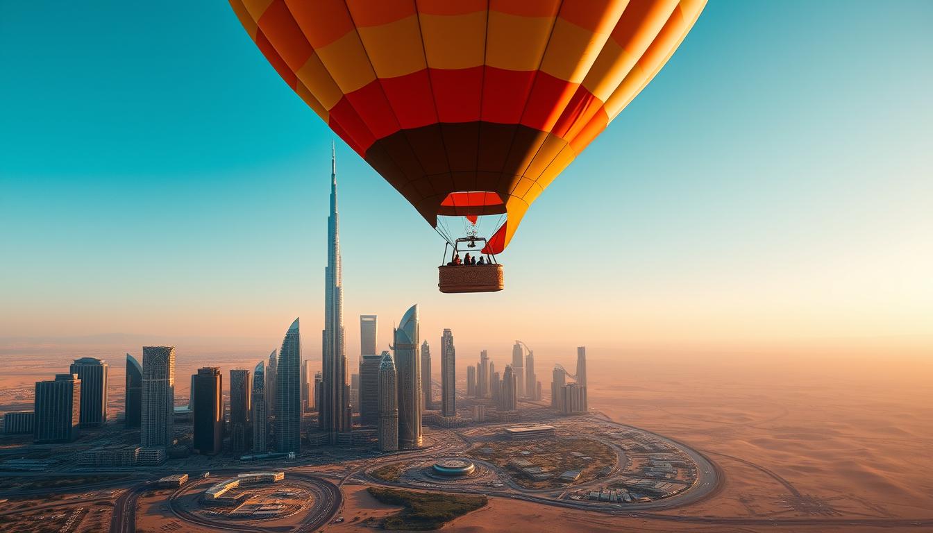 How much does it cost to fly in a hot air balloon in Dubai?