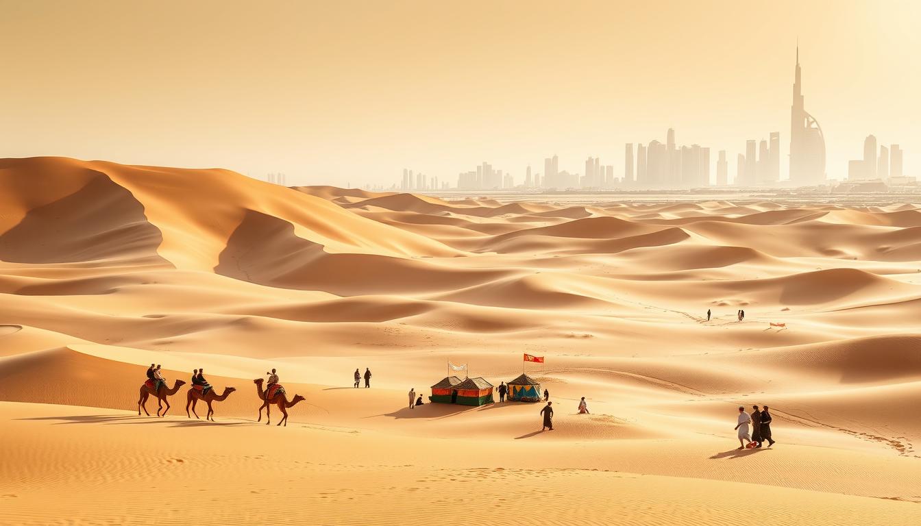 How much does it cost to go to the desert in Dubai?