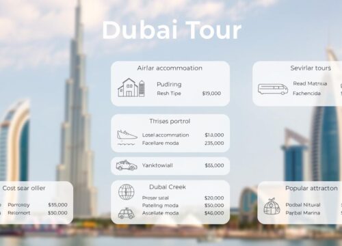 How much money is required for Dubai tour?