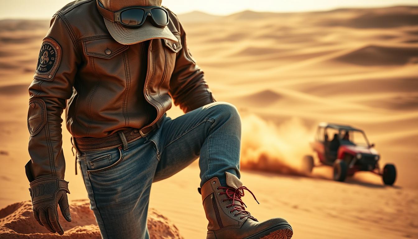 How to dress for a dune buggy?