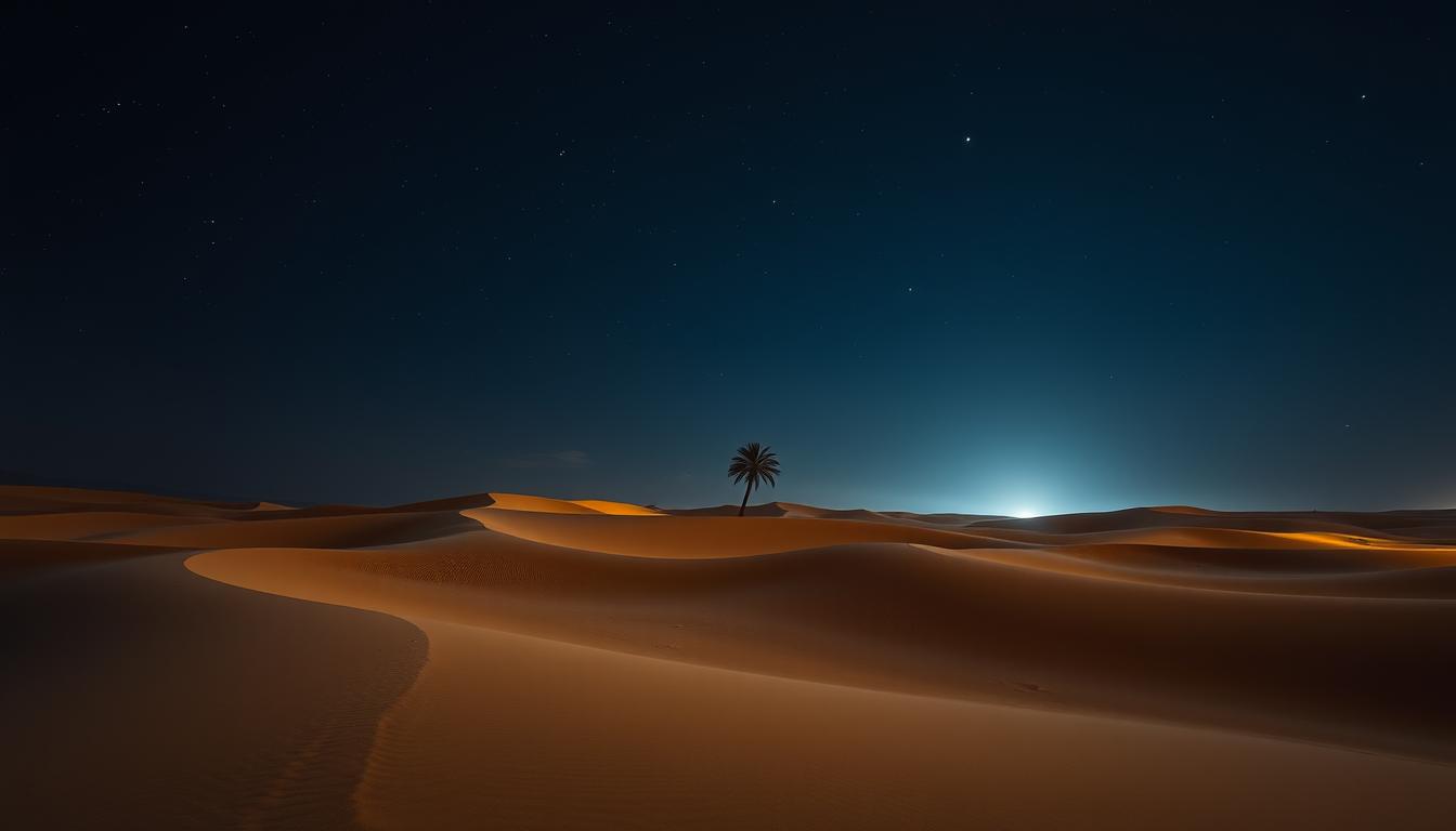 Is Dubai desert hot at night?