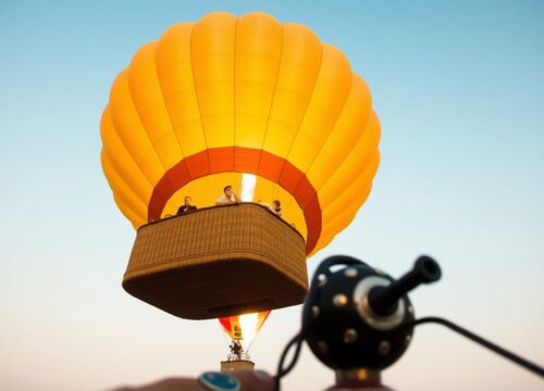 Is it cold up in a hot air balloon?