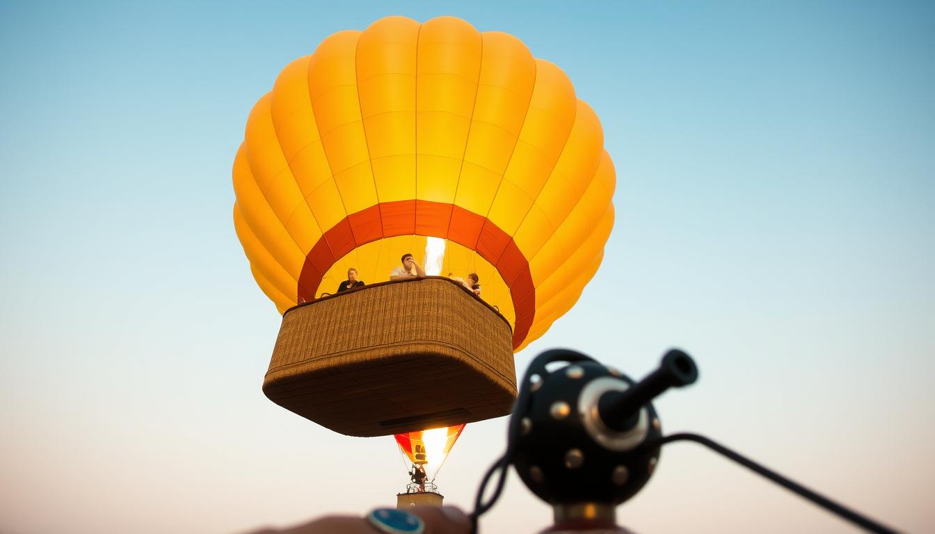 Is it cold up in a hot air balloon?