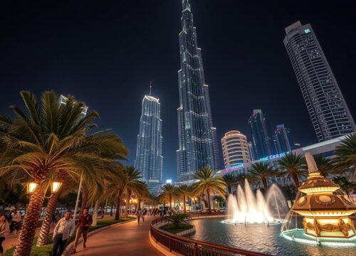 Is it safe to walk around Dubai at night?