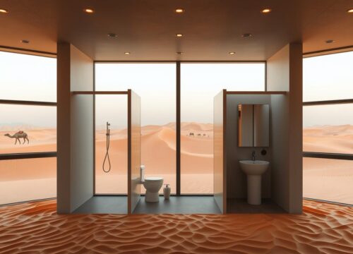 Is there washroom in Desert Safari Dubai?