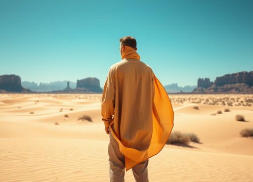 What color should you wear in the desert?