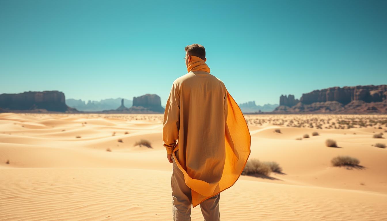 What color should you wear in the desert?