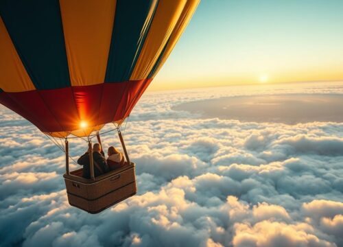 What happens if a hot air balloon goes too high?
