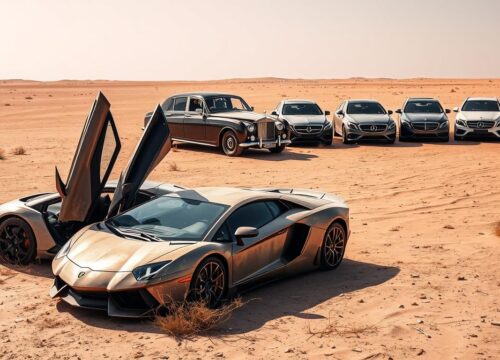 What happens to abandoned luxury cars in Dubai?