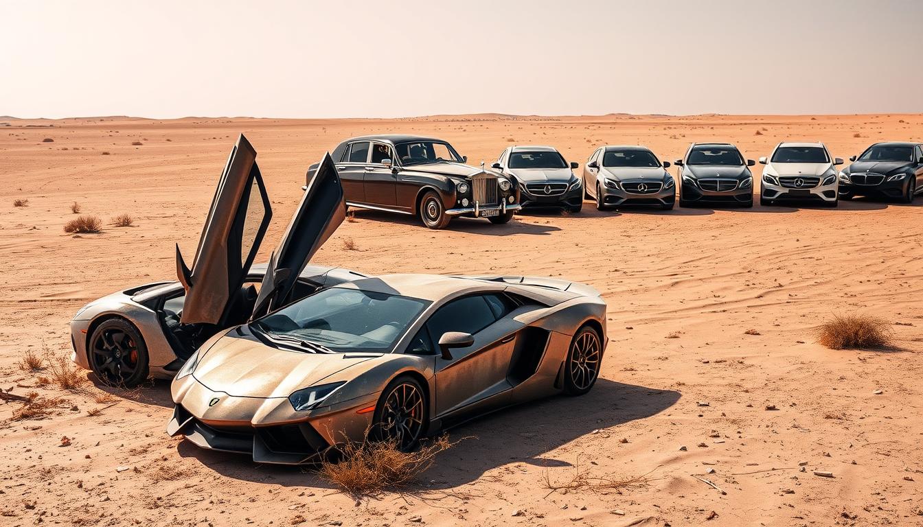 What happens to abandoned luxury cars in Dubai?