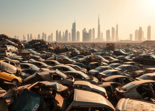 What happens to old cars in Dubai?